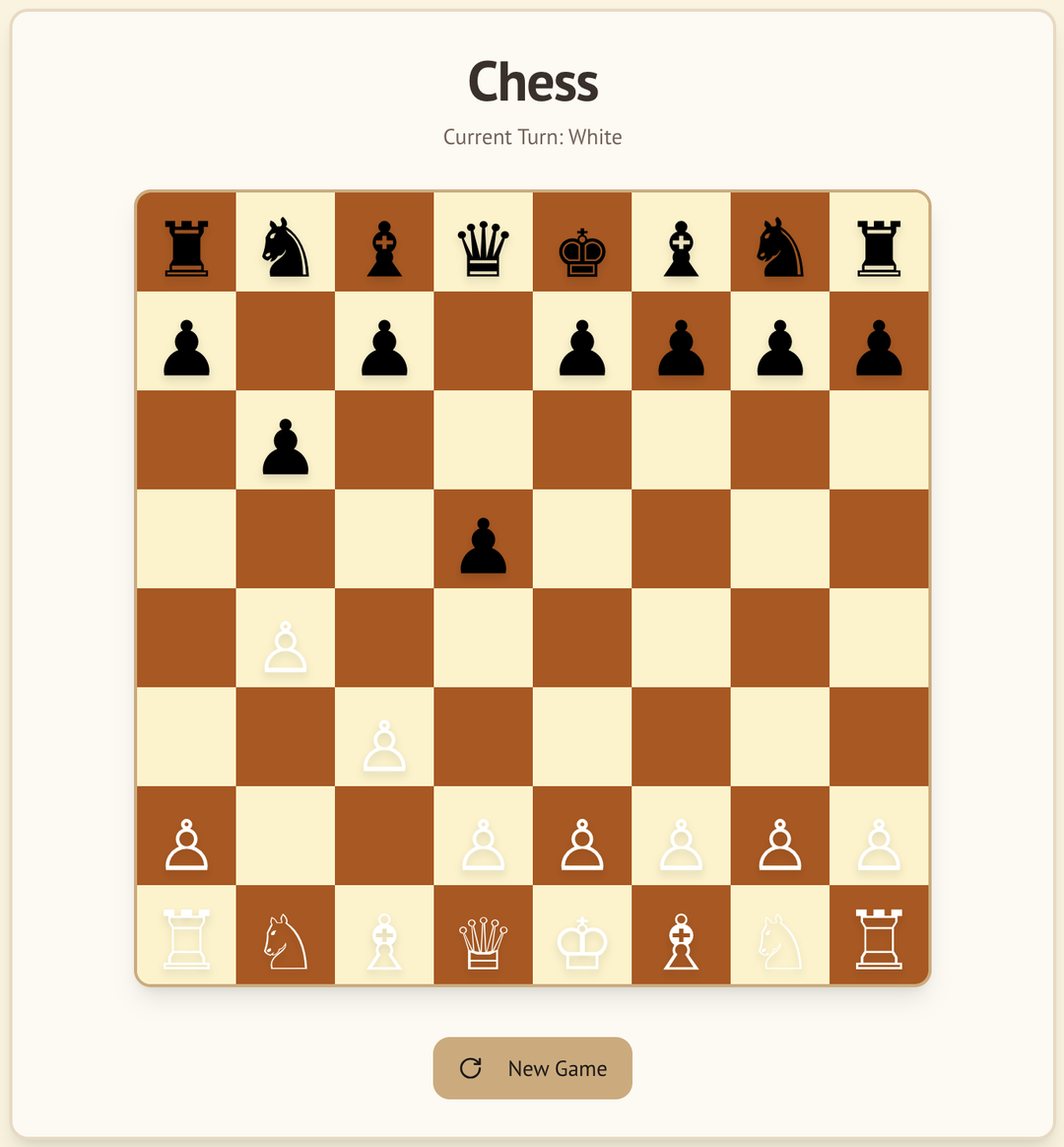 Chess game preview